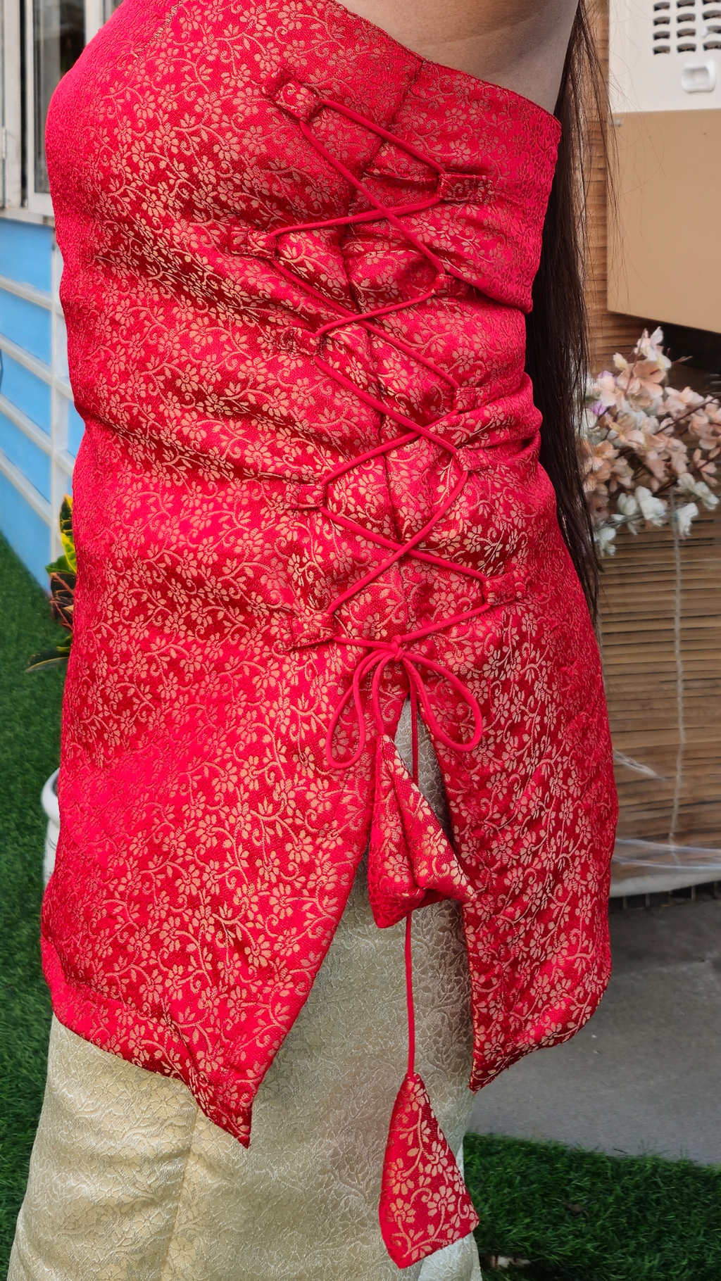 Diya | Red Short Corset